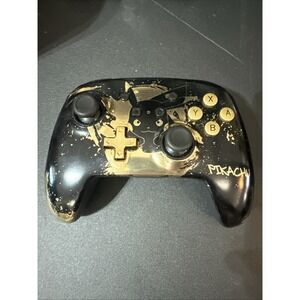Power A Nintendo‎ Switch Pokemon Pikachu Enhanced Black Gold Wireless Controller